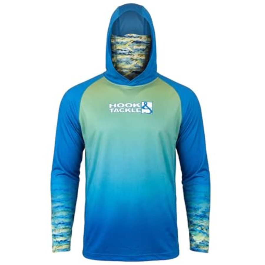 Fishing Hoodie - Men's UV-protective fishing hoodie mask with