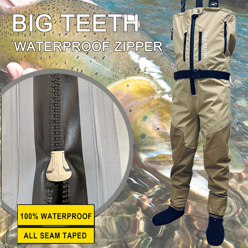 Zip-front Breathable Stout Che - Fishing Pants Waterproof ulasan dan harga