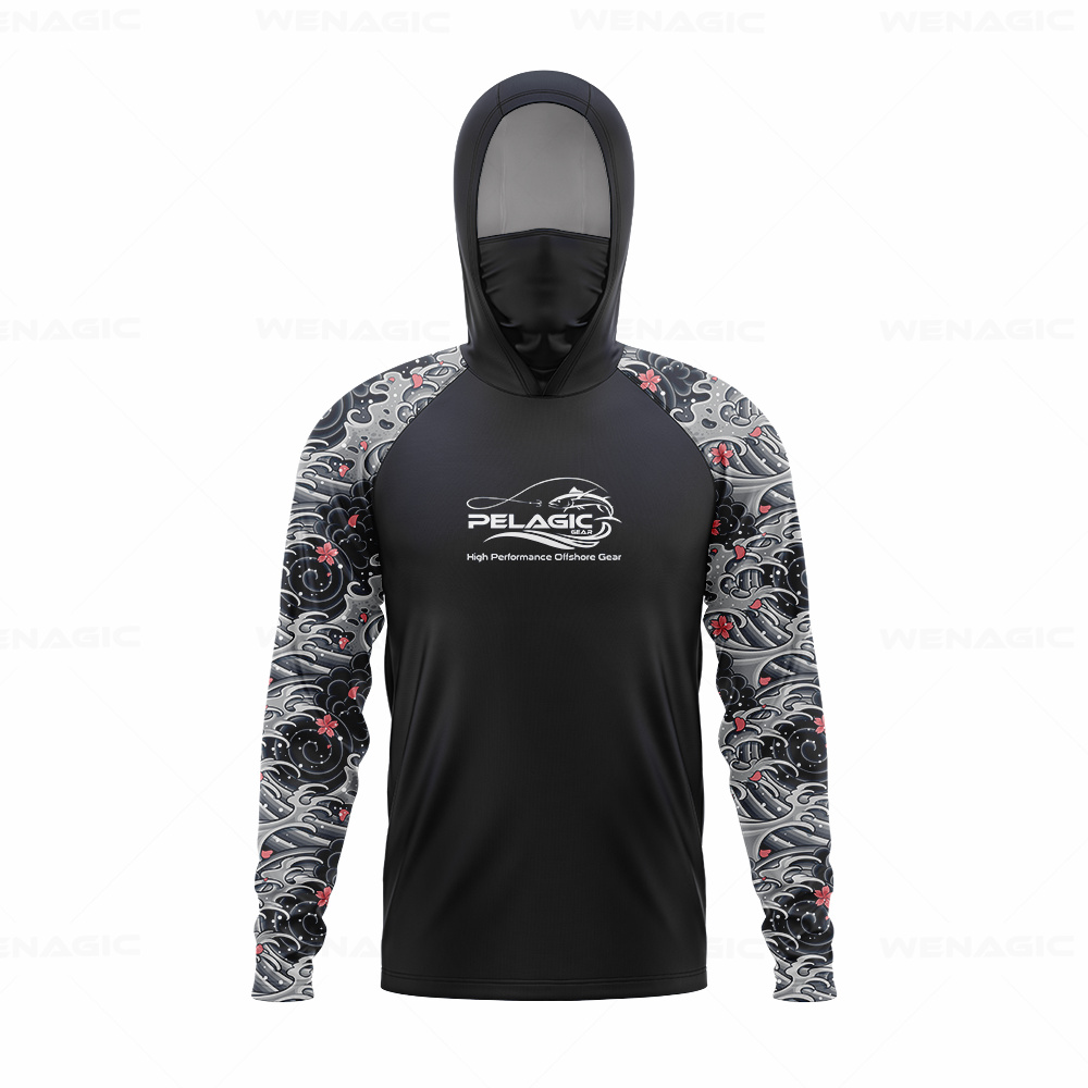 pelagic gear Men Hood Fishing  - Fishing Hoodie ulasan dan harga