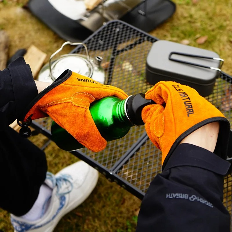 Heat Resistant BBQ Gloves Cowh - Fishing Gloves ulasan dan harga
