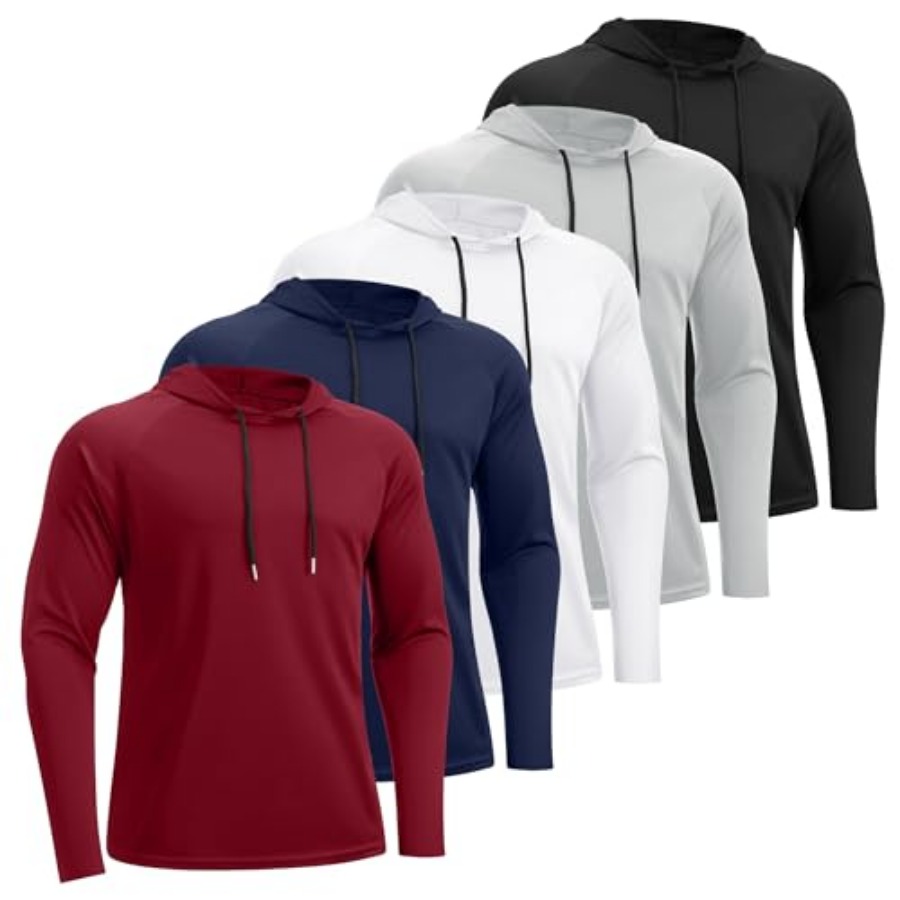 HovSiyla 5 Pack Men's Fishing  - Fishing Hoodie ulasan dan harga