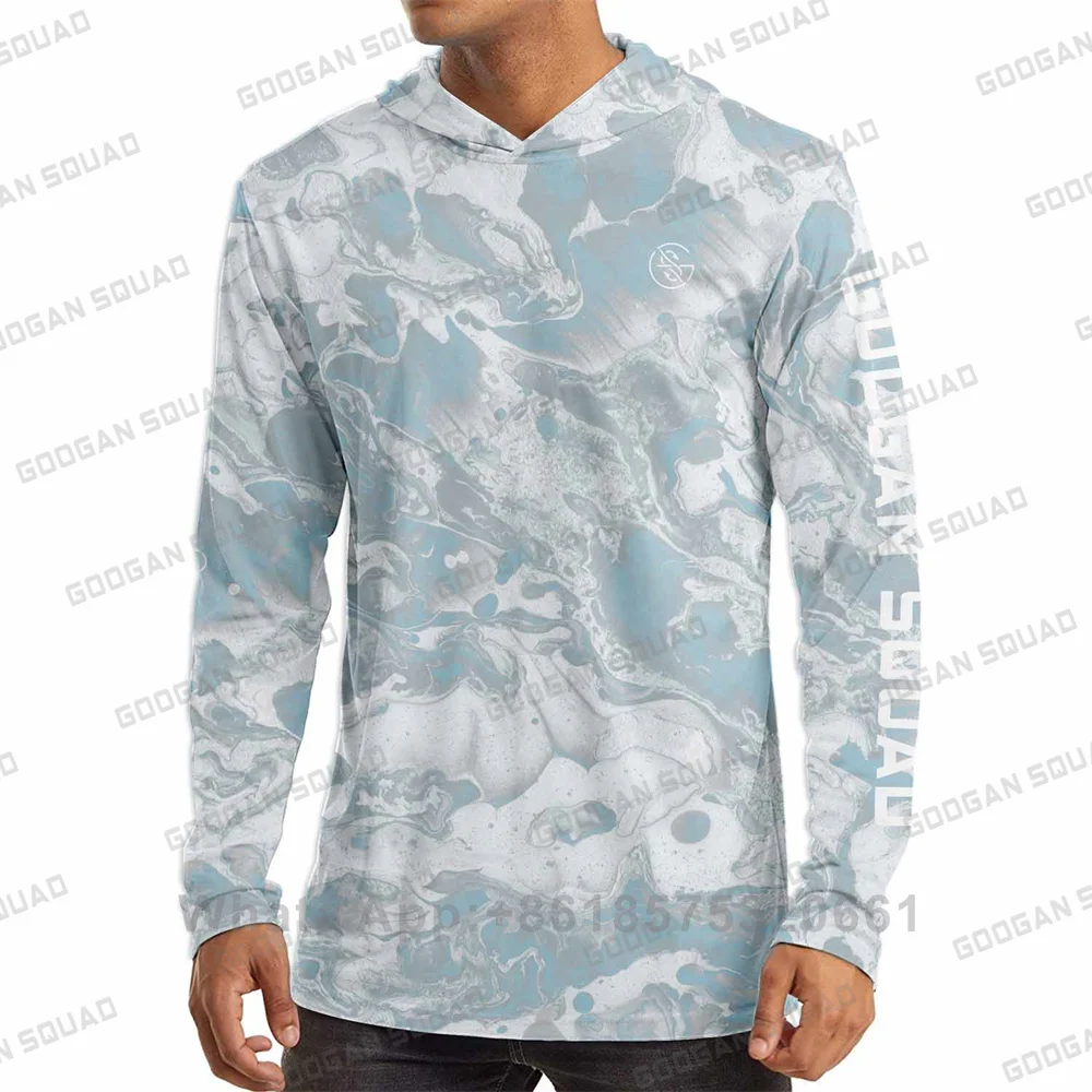 GOOGAN SQUAD Men's Long Sleeve - Fishing Hoodie ulasan dan harga
