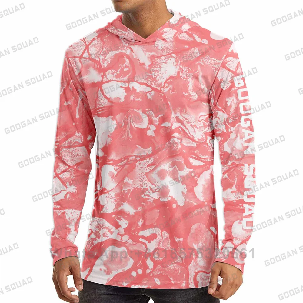 GOOGAN SQUAD Men's Long Sleeve - Fishing Hoodie ulasan dan harga