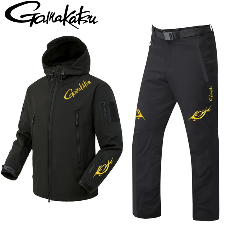 New Autumn and Winter Fleece F - Fishing Rain Suit ulasan dan harga