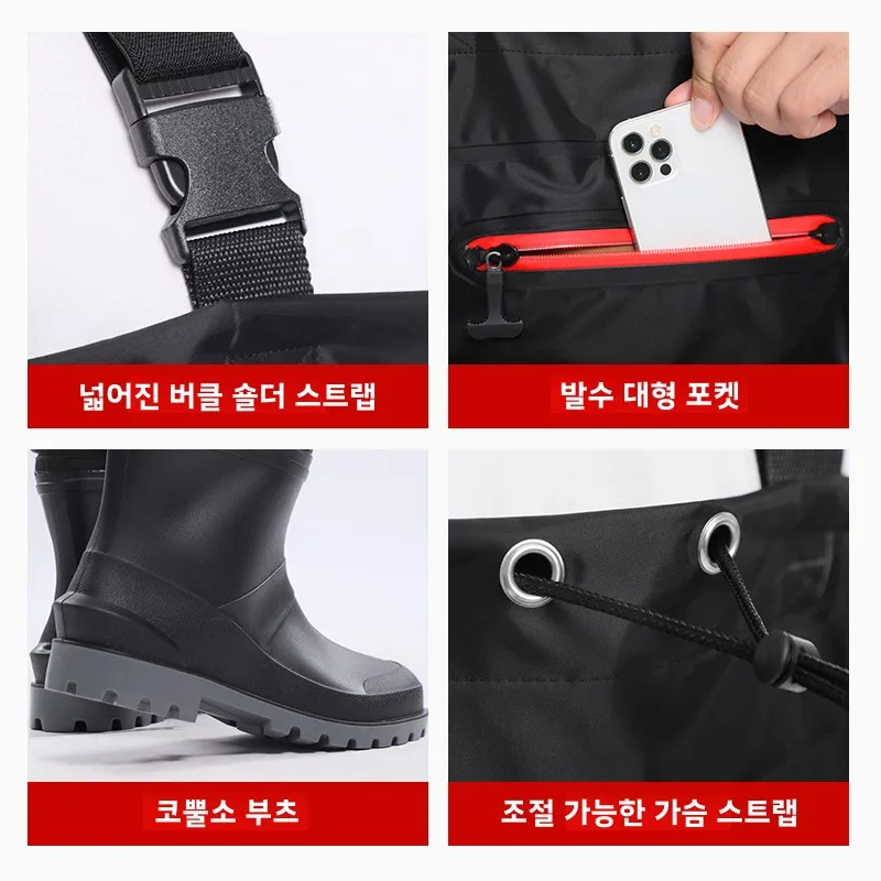 Waterproof Chest Waders with F - Fishing Jacket Waterproof ulasan dan harga
