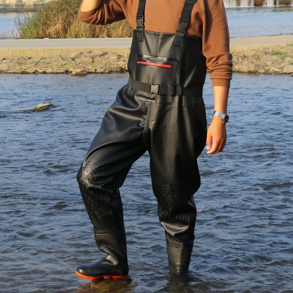 Useful PVC Fishing Suit Double - Fishing Pants Waterproof ulasan dan harga