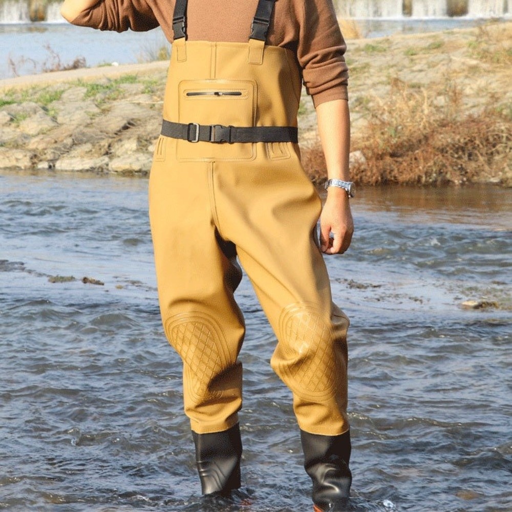 Useful PVC Fishing Suit Double - Fishing Pants Waterproof ulasan dan harga