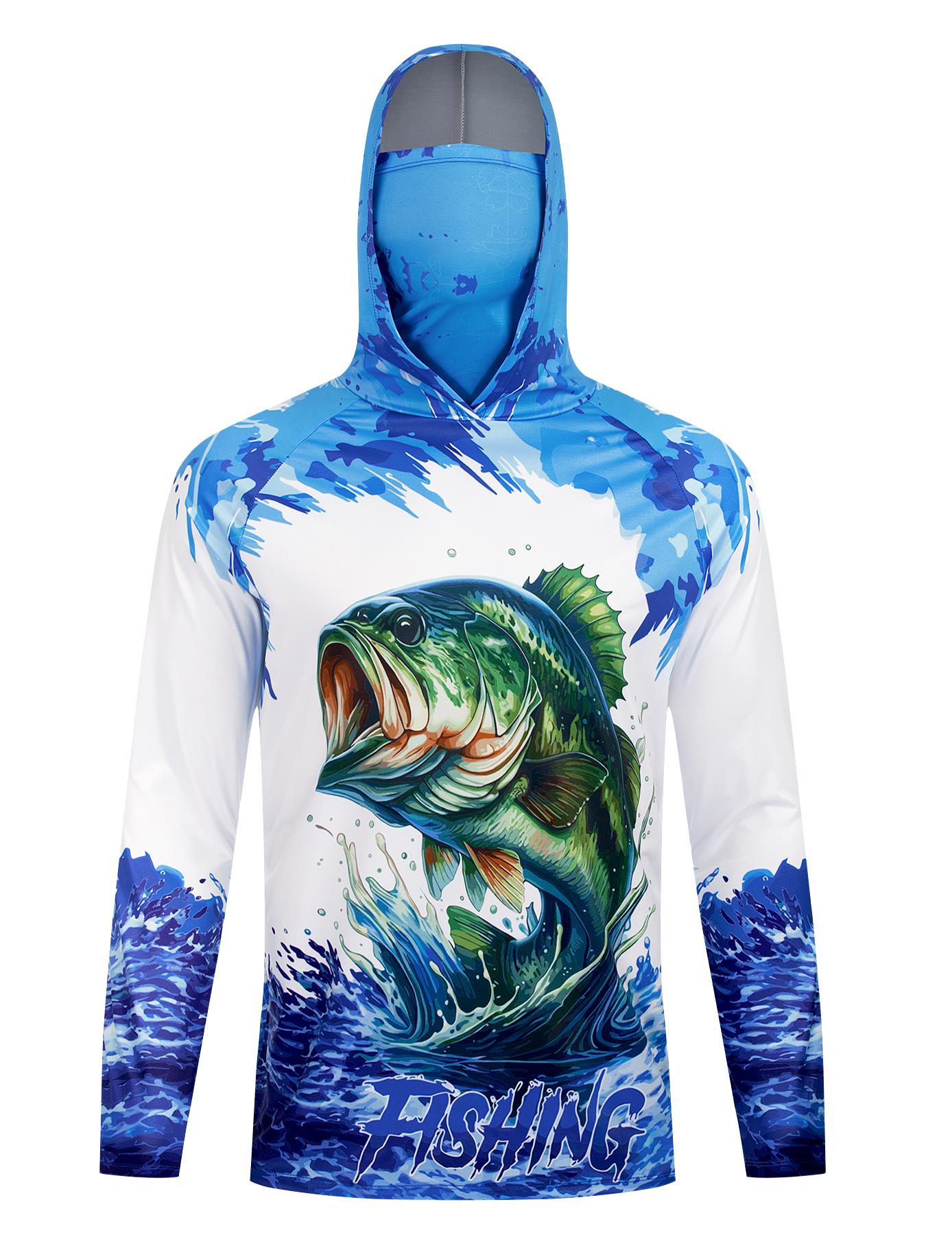 Fishing Hooded Shirt Upf 50 Fi - Fishing Hoodie ulasan dan harga