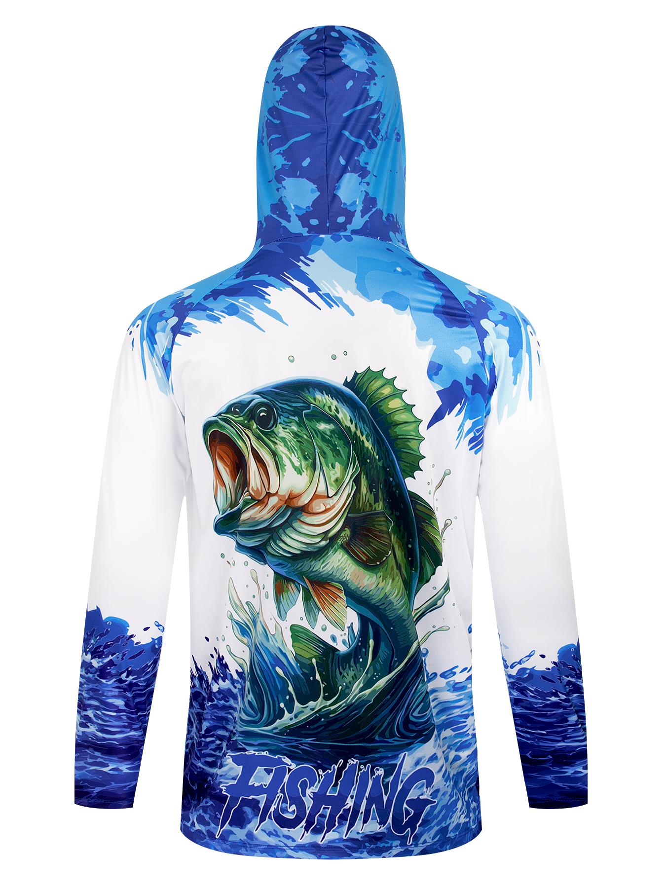 Fishing Hooded Shirt Upf 50 Fi - Fishing Hoodie ulasan dan harga