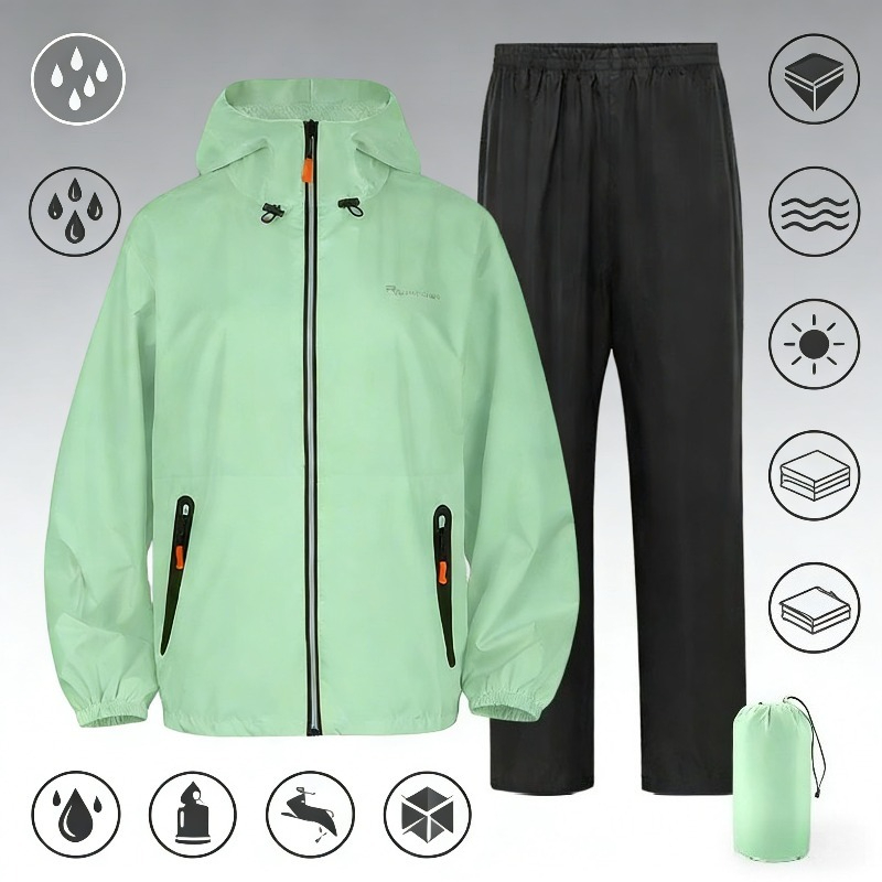 Men Women Waterproof Rain Suit - Fishing Rain Suit ulasan dan harga